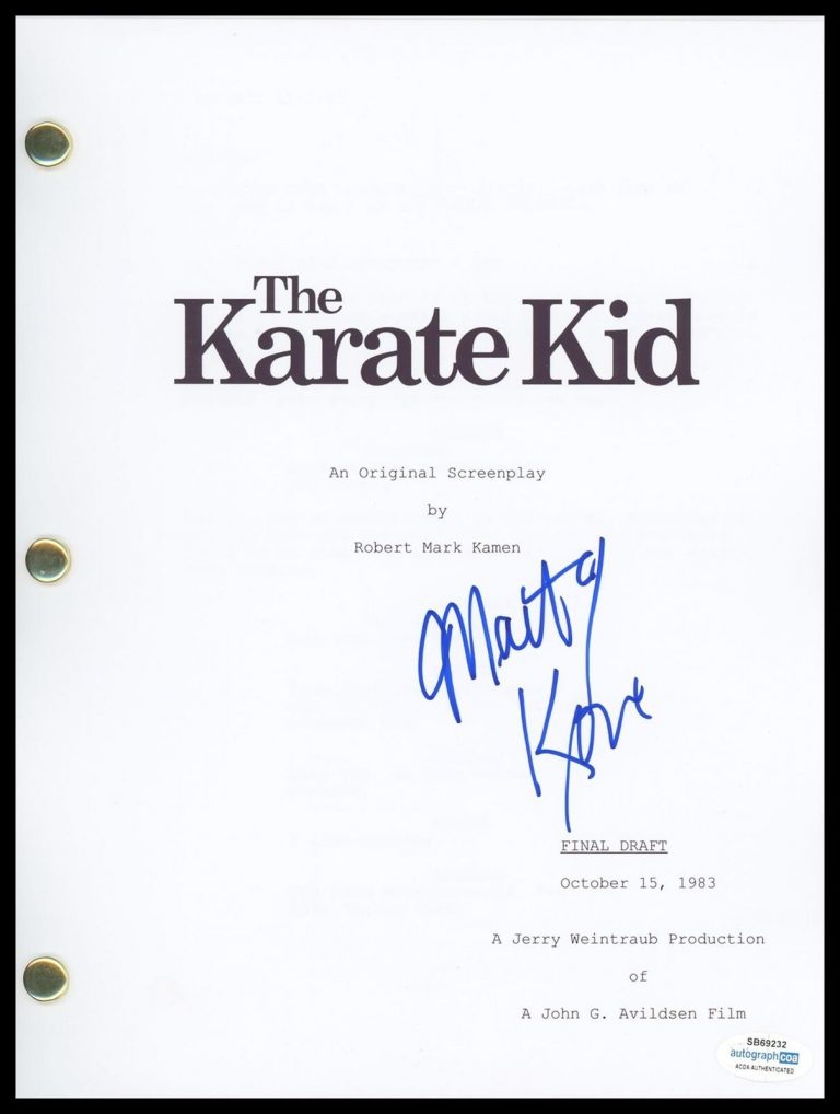 Karate Script Is Your Jimmy Buffett Autograph Real? - Shopping Crave